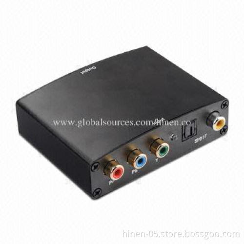 HDMI Converter (YPbPr to HDMI), Supports Highest Video Resolution of 1,080P